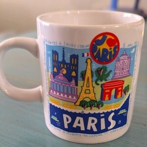 Paris France Vintage Shot Espresso Mini Coffee Mug
